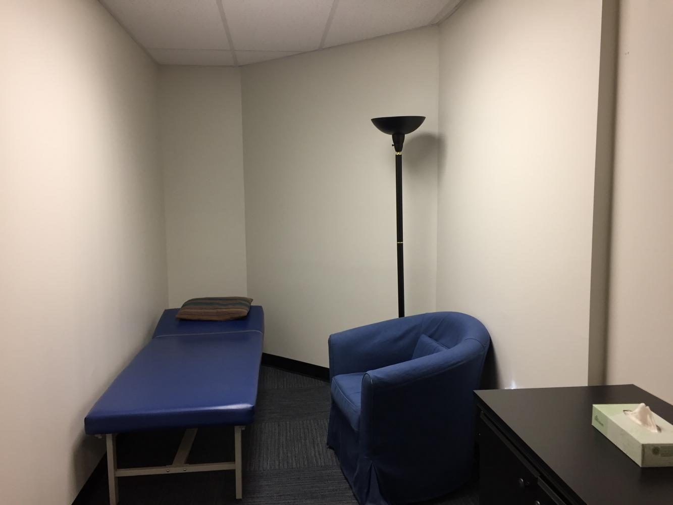 The infirmary was moved down the hall from Principal Hughes’s office and received new lighting.