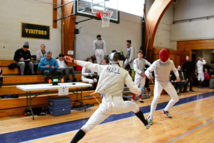 CONCENTRATION. The fencing team grows from past seasons culturally, adapting to each new coach as they come in. 