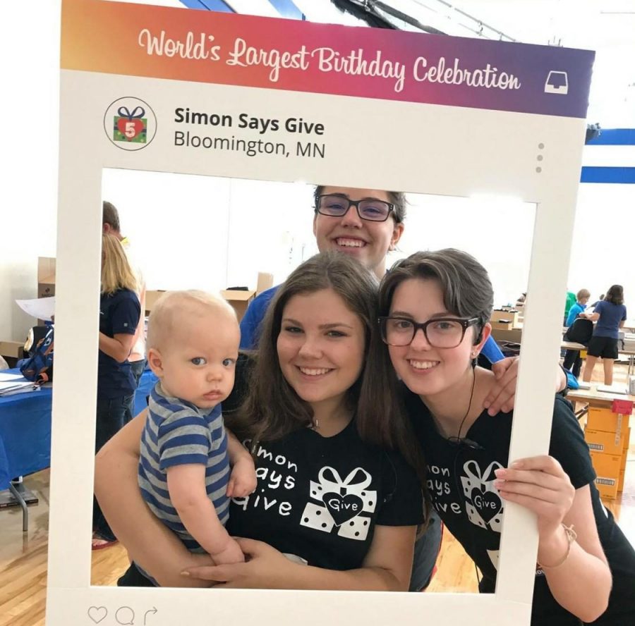 Citron is the Director of the Simon Says Give youth board. By brightening someone’s day we might only have a small impact, but later on in their life what we did could really influence them,” Citron said.