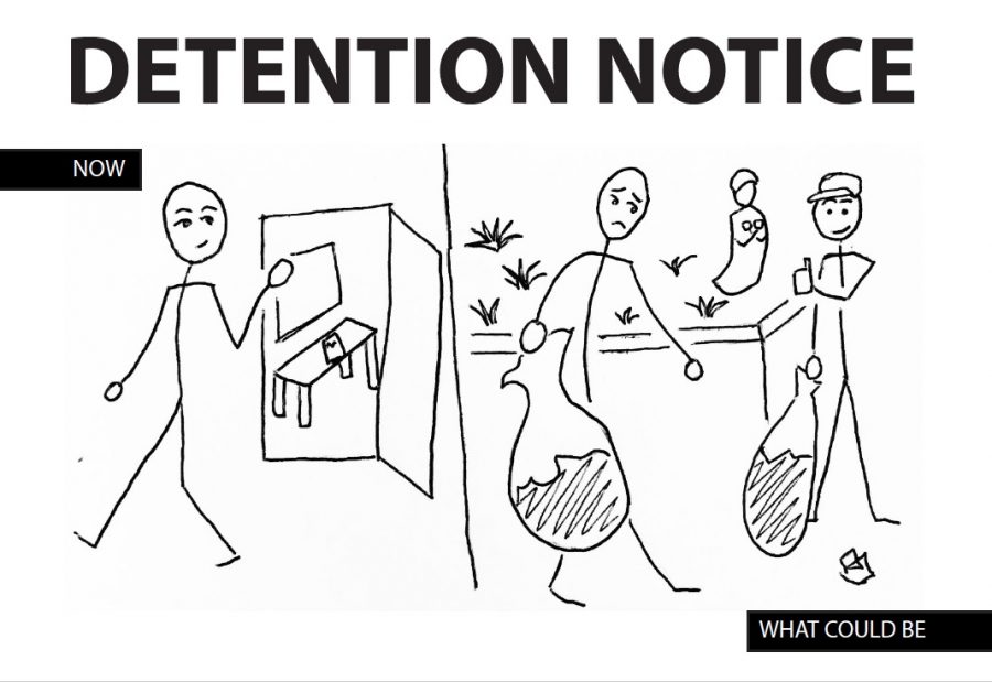 The detention system needs to provide a stiffer punishment for offenders.