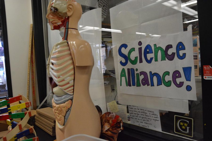 Science Alliance meets during Thursday X Period in 101. "I joined Science Alliance because I wanted an opportunity to do some more science-y things outside of our structured science classes -- I also wanted an opportunity to learn more about different aspects of science,” ninth grader Nikolas Liepins said.