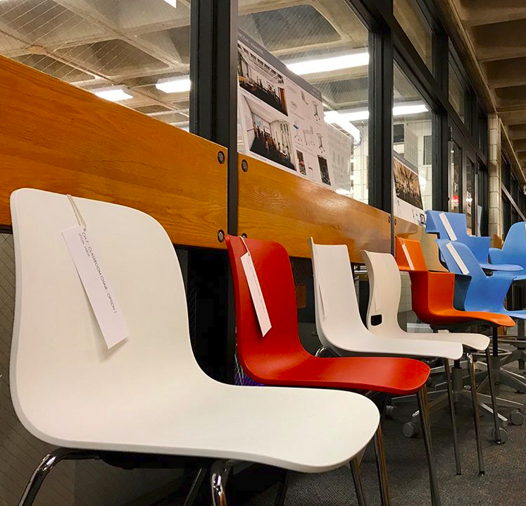 Students were able to test and vote on furniture for the new Schilling center. “I think it was fun testing out the chairs and helping decide what types of furniture we be in the Schilling Center. It was also fun to see the students help in the involvement of the center,” 9th grader Ivan Starchook said.