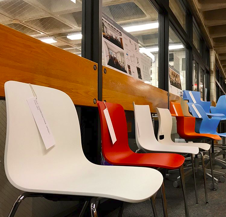 Students were able to test and vote on furniture for the new Schilling center. “I think it was fun testing out the chairs and helping decide what types of furniture we be in the Schilling Center. It was also fun to see the students help in the involvement of the center,” 9th grader Ivan Starchook said.