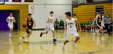 Boys basketball wins against Blake in a close game