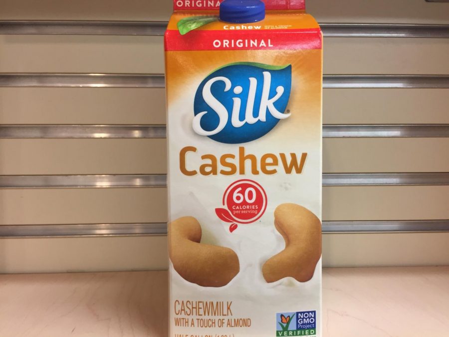 A newer addition to the plant-based milk aisle, cashew milk is thick and creamy.
