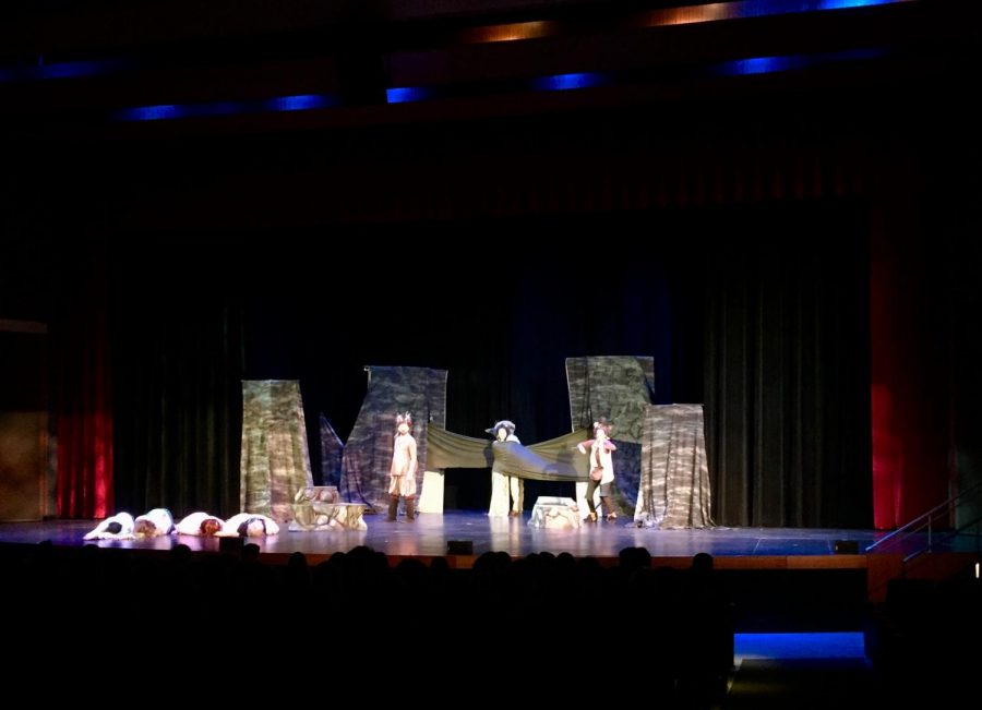 The 9th grade class watched the Classical Actors Ensemble perform A Midsummer Nights Dream on Feb. 14.