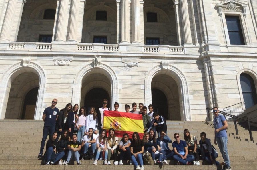 SPA+students+will+reunite+with+their+Spanish+exchange+partners+who+visited+Minnesota+last+fall.+