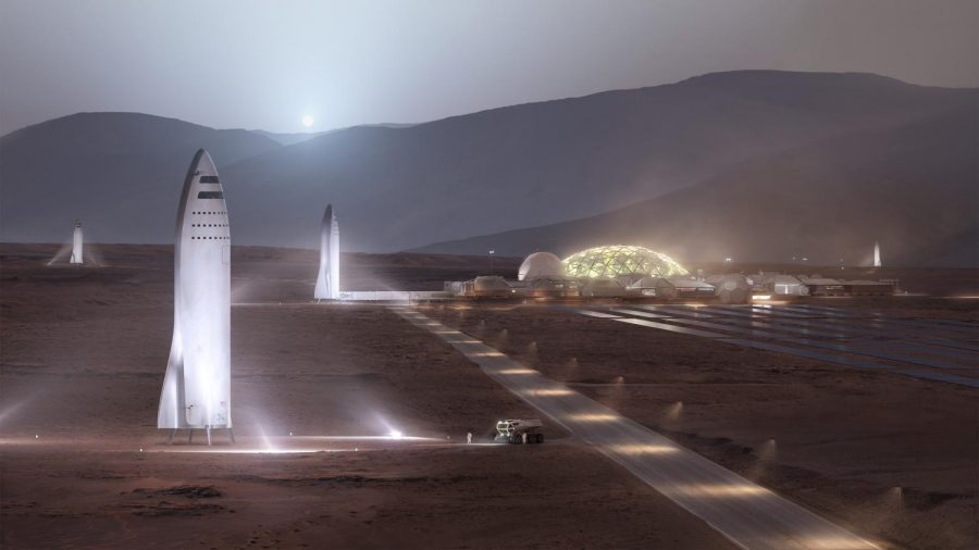 Initially, a small habitat will be set up for humans to live in as well as enough greenhouses to support the colony, which will use algae as a fertilizer to grow different types of crops.