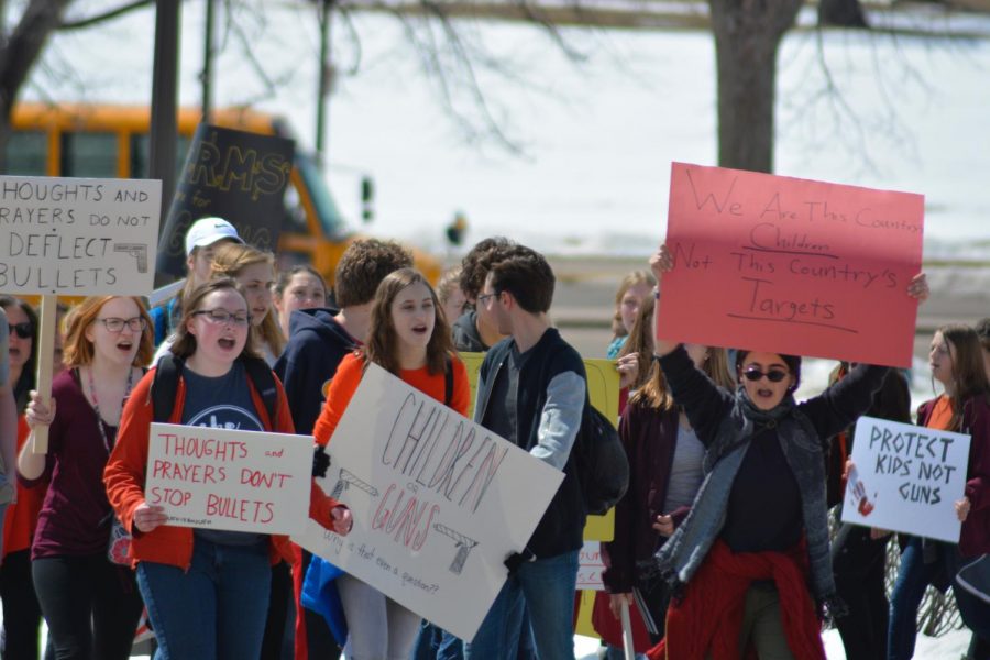Columbine shooting anniversary inspires student organized walk out