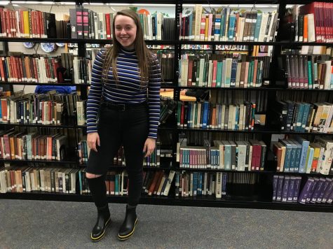 "My favorite thing [that I'm wearing] is my shirt...I got it in Amsterdam at this really cute store that I wish was in the United States," said junior Annie Kristal.