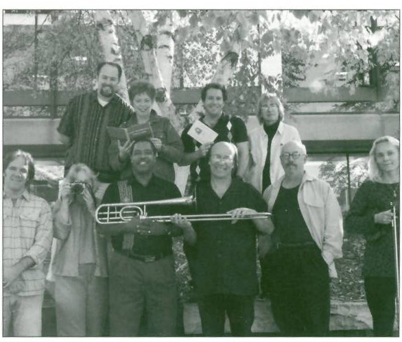 The Arts Department circa 2007. US Art teacher Marty Nash stands in the top right. 