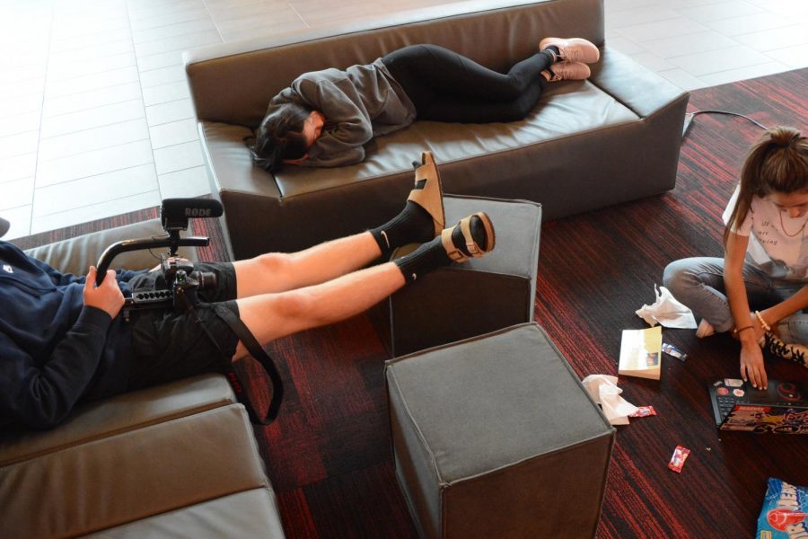 Recently, in Huss, students take naps, leave a mess and do not clean up after themselves.