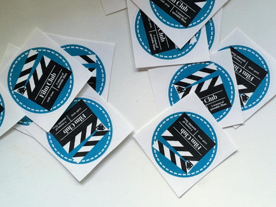 Film Club stickers.