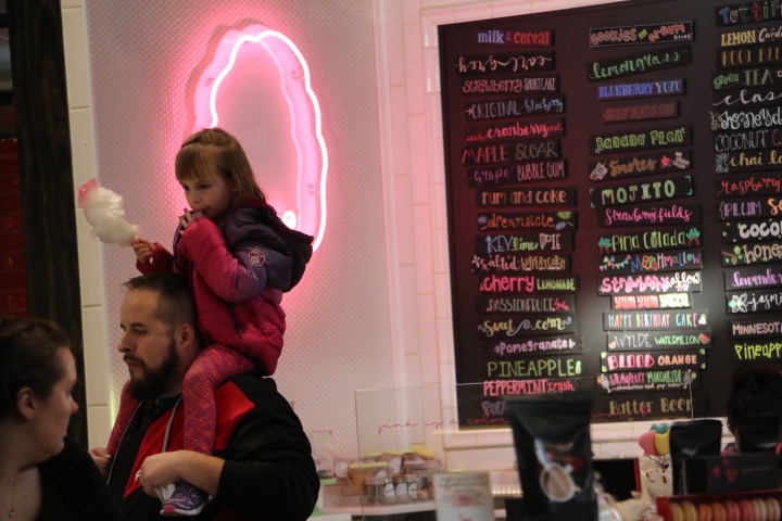 Spinning Wylde, a cotton candy shop, gives customers over 50 different flavor options for their cotton candy treats. 