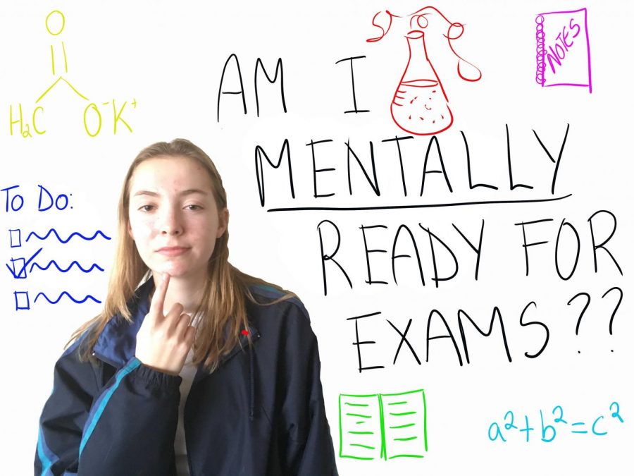 Sophomore Julia Scott realizes that even if she is really academics-wise for her exams, she needs to be mentally prepared as well in order to do her best.
