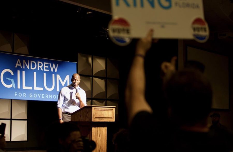 Gillum+encourages+Florida+citizens+to+vote.+