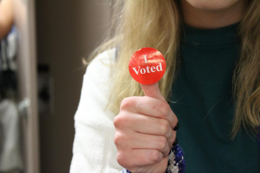 Students made their voices heard at the Nov. 6 Mock Midterms. 