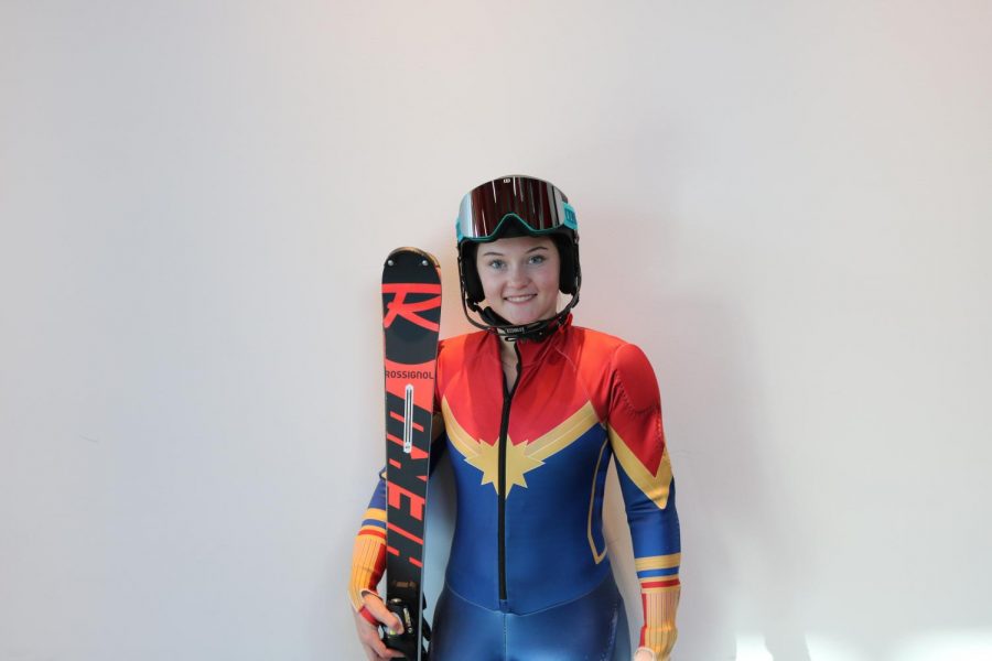 Senior Bailey Donovan has been on the Alpine ski team since seventh grade. This year she wants to win the state meet as an individual skier, and she also hopes that the girls team can make it to state. “Last year we were really close, so this year I hope we actually make it [to state].” Donovan added, “We’re a really fun and inclusive team. There isn’t really any pressure on any of the skiers, we just come out and have fun.” 