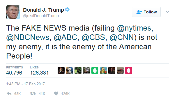 The press is not the enemy of the people