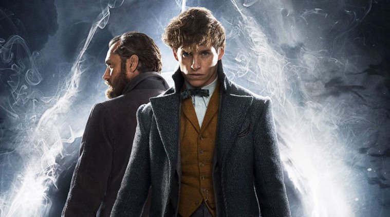 Newt+Scamander+%28Eddie+Redmayne%29+is+joined+by+Albus+Dumbledore+%28Jude+Law%29+in+Fantastic+Beasts%3A+The+Crimes+of+Grindelwald.
