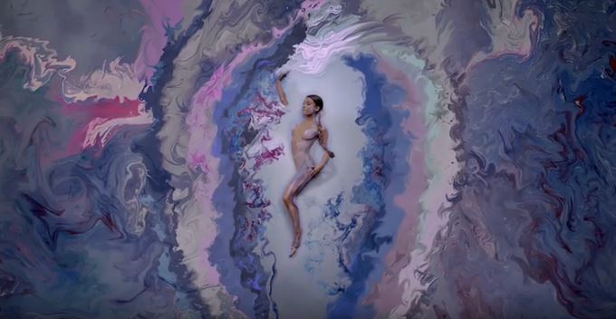 Taken from Youtube VEVO, God is Woman by Ariana Grande music video