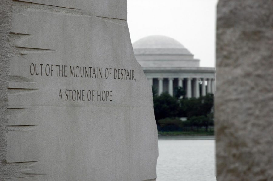 The the Martin Luther King, Jr. memorial in Washington, D.C.