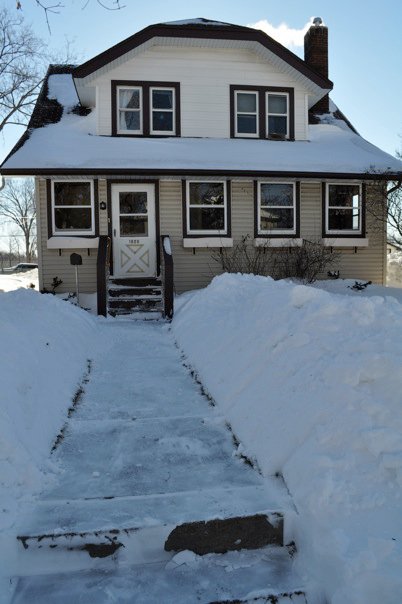 After a record snowfall in 2010, Kathryn Campbell documented the snow outside her house on 1800 Randolph Ave. 