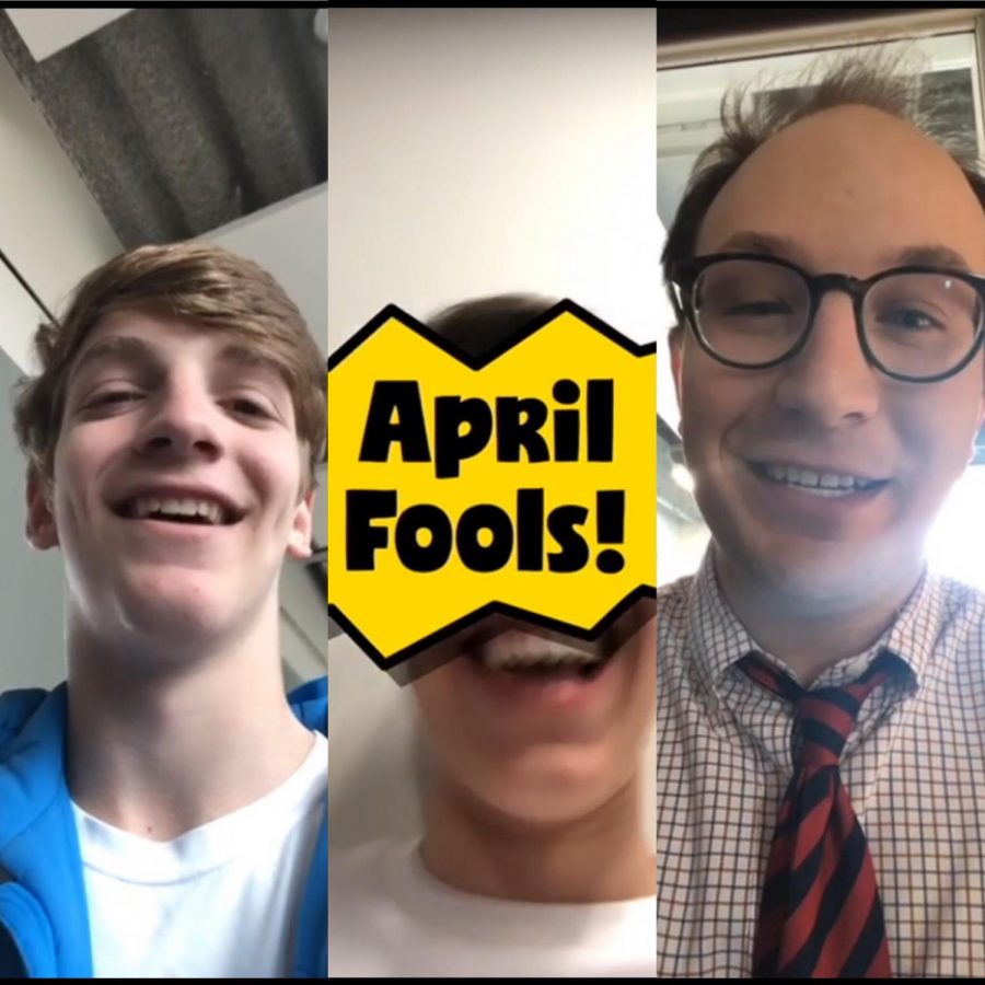 Students and faculty used the April Fools' Day filter to share their favorite pranks.