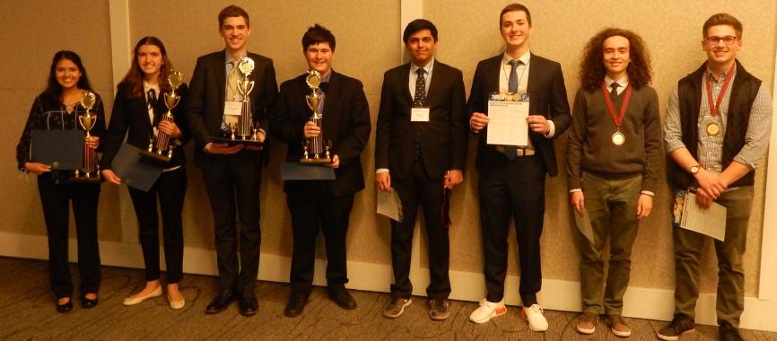 Senior Kelby Wittenberg with the other ISEF finalists and alternates.