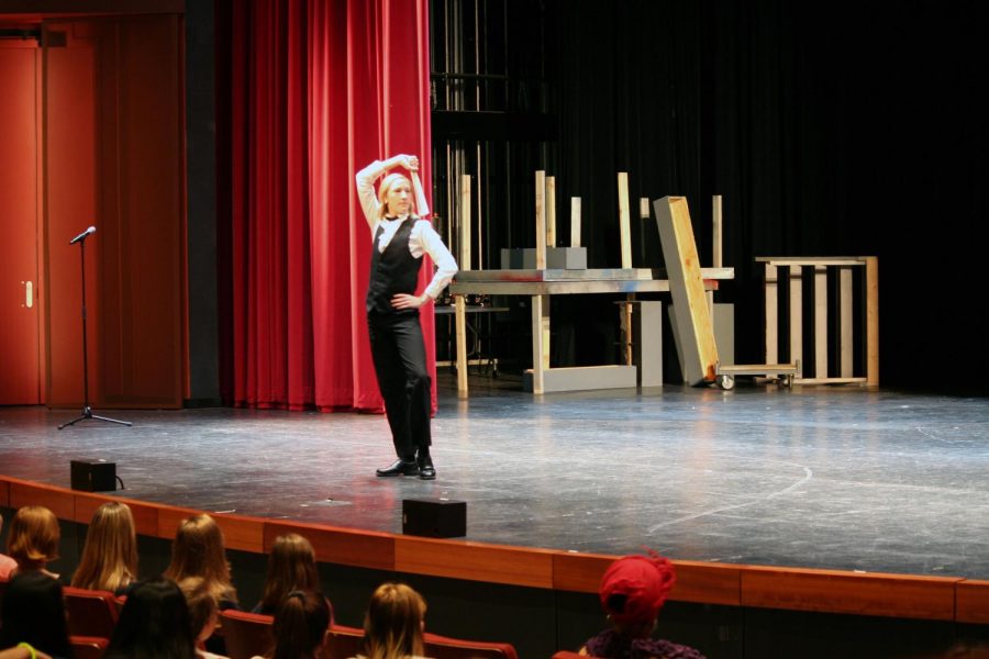 Junior Rylan Hefner, last year's fan-favorite performed "Vogue" by Madonna.