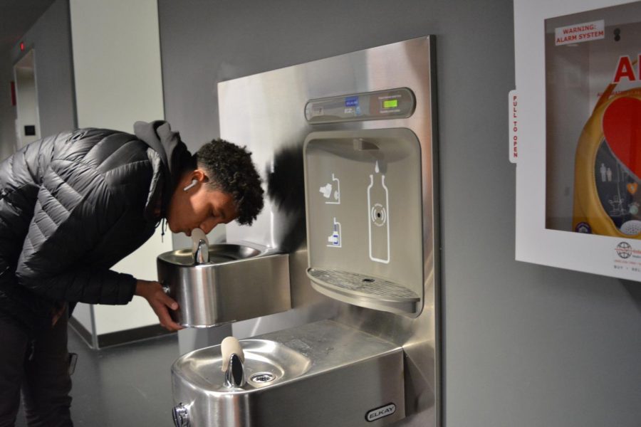 “My favorite water fountain at SPA is the one next to the engineering room, like on the first floor of Schilling… because I have a lot of classes around that area and I use that one a lot, junior Senai Assefa said.