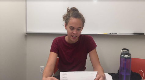 Poetry class uses English commons to read poems about activism