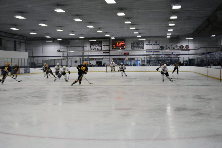 Boys hockey team wins home opener against Bloomington Kennedy