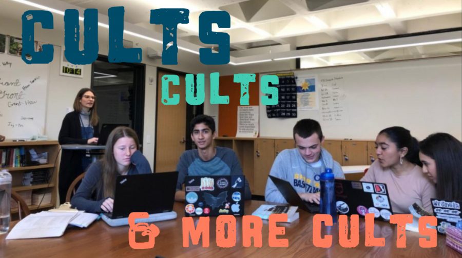 US English teacher Kristin Collier and her students discuss about cults and their many fascinations. “Im interested in the fact that cults can look a lot like other organized groups that have just kind of taken a darker turn, Collier said. 