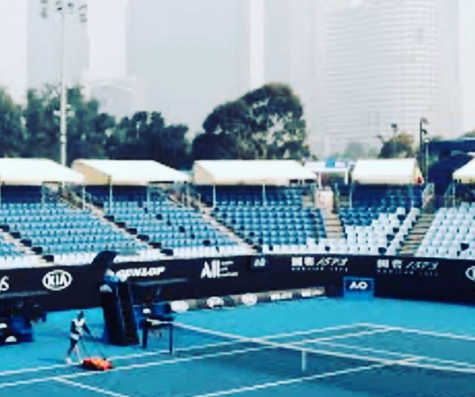 ATP & WTA tour coach posted on his Instagram about the air quality in the stadium and the difficulties the players faced while playing in the smoke.