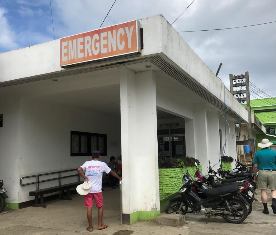 Here is one of the areas in which Schubert and her medical team worked at in the Philippines.