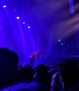 Pictured above, Yung Gravy performs at The Filmore. 