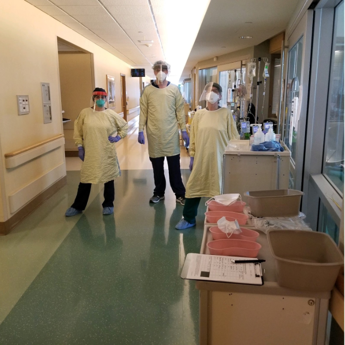 An inside view of Regions Hospital in St. Paul, Minnesota.