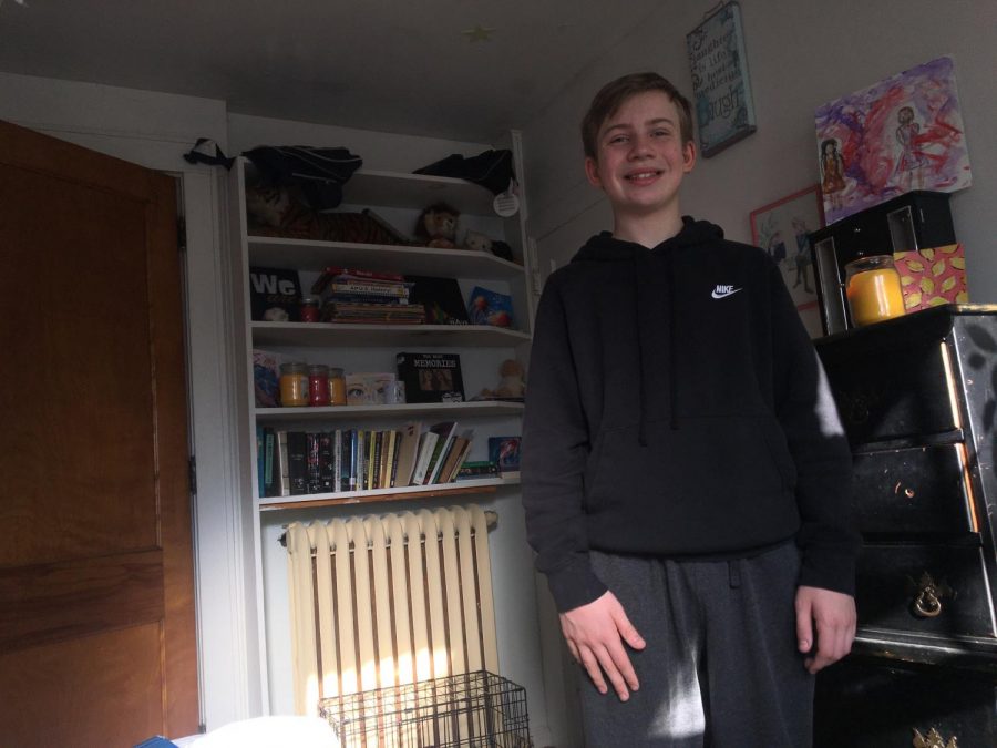 8th grader Anthony Ososki has been enjoying his quarantine by playing video games.