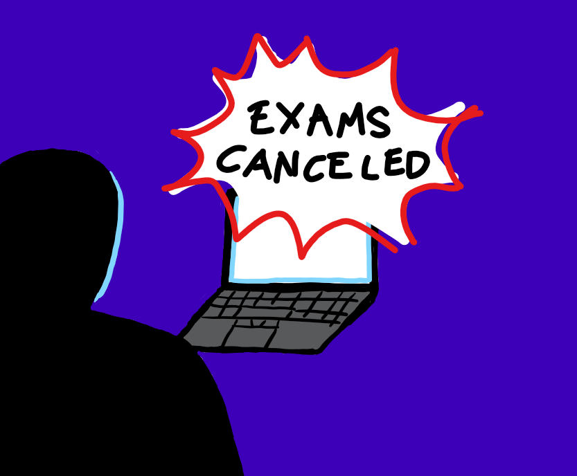 Dean Anderson announced April 25 that end of the semester exams are canceled.