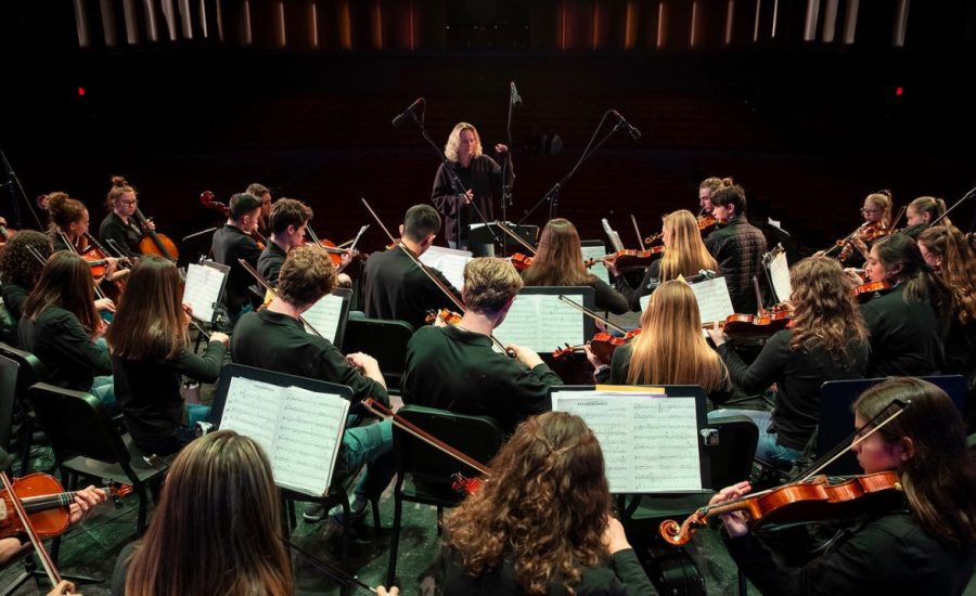 Instead of a Spring Concert, the SPA Orchestra recorded a virtual performance of Nessun Dorma. This photo was taken at the 2019 Pops Concert.