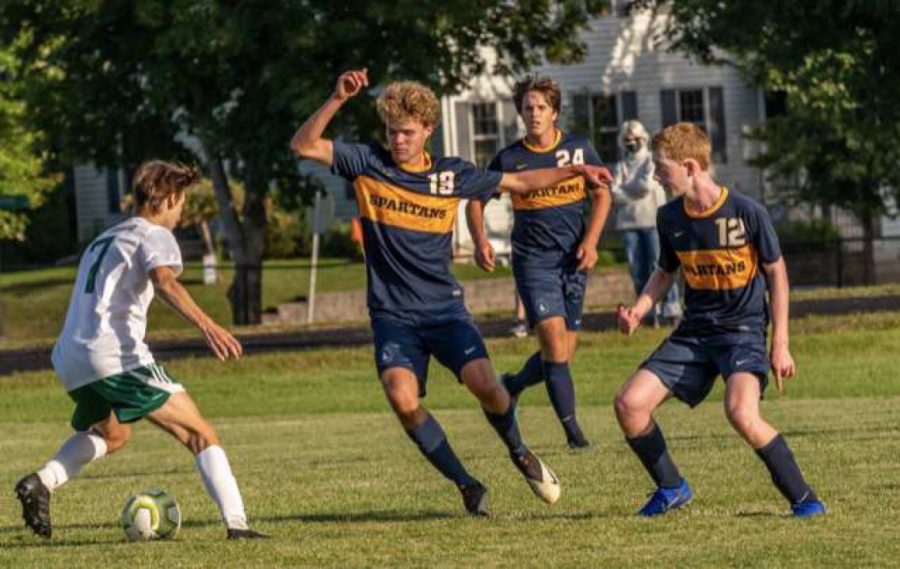 Larson said, "One of my favorite things about school soccer is Camp Friendship where before the season the team goes up to the camp for a couple days and trains and bonds. You really create some special memories there."