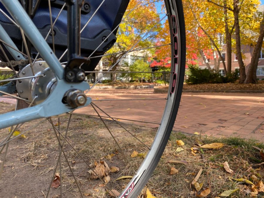 After thefts on the Randolph campus Wednesday and Thursday, Director of Facilities Mark Dickinson alterted the community: If you ride a bike to campus, I encourage you to consider a U type lock, or something more secure than a small cable.  It appears the thief yesterday came prepared with bolt cutters, he wrote.