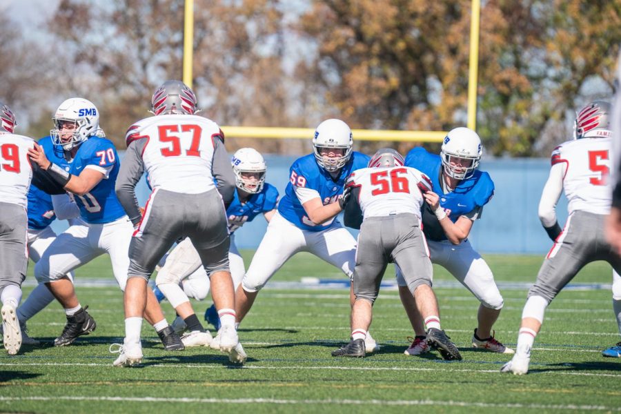 Junior Henry Currie just started playing football and is enjoying the start to his first season.