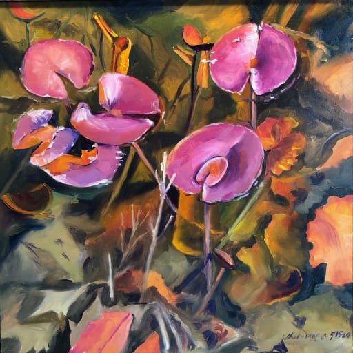 "Lily Padsat Highland Golf Course" by Joy Liberman selling for $250