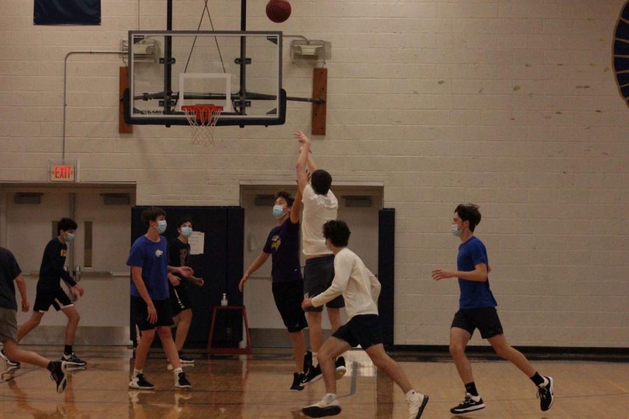 The boys basketball team started captains practices this past week following COVID guidelines to ensure the season is played.