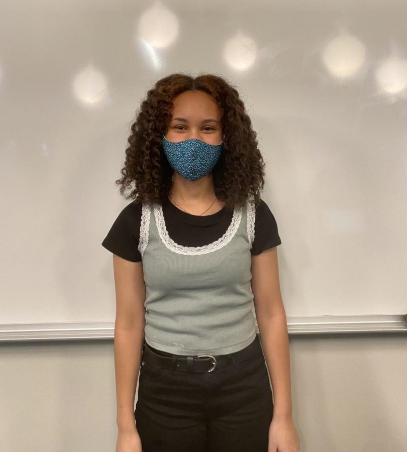 "I decided to wear this green tank top because green is my favorite color; I have been obsessed with it lately. I layered it with a short sleeve shirt so I could still stay warm" sophomore Milkii Tigro said. 