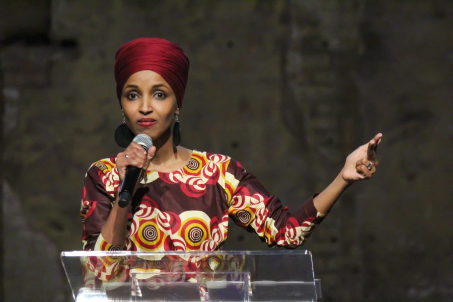 Rep. Ilhan Omar (D-MN5) speaks at her re-election campaign kickoff event on Jan 23, 2020.