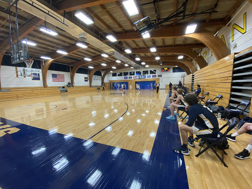 Although the gym may seem small to many, the court is as big as outer space to the players when they have to run back and forth over and over again.