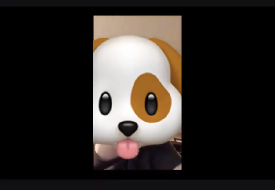 This is a digital dog. "Woof," the digital dog said.
